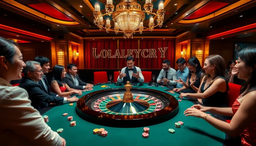 Engaging roulette players relishing the luxury experience of UU88 casino gaming.