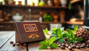 Indulge with chocolate edibles 1000mg beautifully arranged for a luxurious experience.