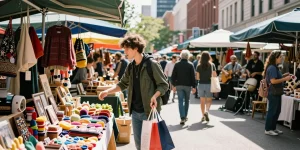Explore urban shopping vibrancy at https://forumup.org/shop/search.php?ca_id=&addr1=&addr2=&addr3=&schKeyword= with colorful vendor stalls and excited shoppers.